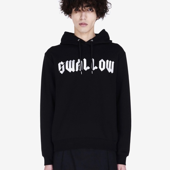 mcq swallow hoodie mens